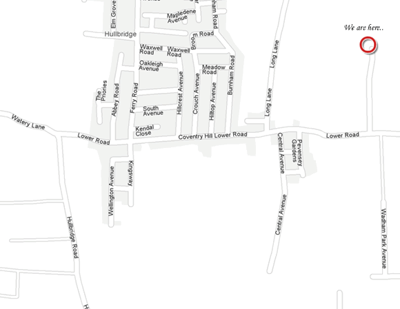 map to the location of cooks carriages in essex