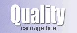 quality carriage hire logo